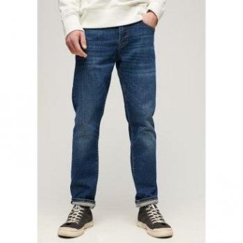 Superdry Skinny Jeans für Männer – Jefferson Ink Vintage Blau, Größe 29/34, Baumwolle