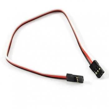 ET0757-30 Etronix 30cm 22AWG Ext. Wire, 2x Jr. Male Conn