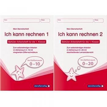 Ich kann rechnen 1 und 2 - Schülerarbeitshefte für die 1. Klasse: Meine Sternchenhefte Mathematik zum selbstständigen Arbeiten im Kombi (Mein Sternchenheft)