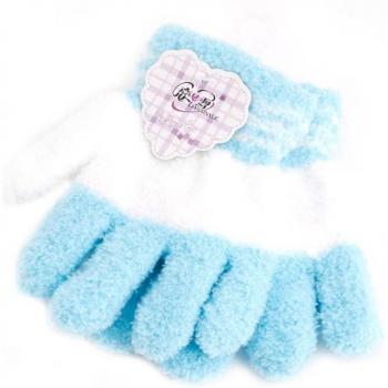Toddler Knit Rainbow Gloves