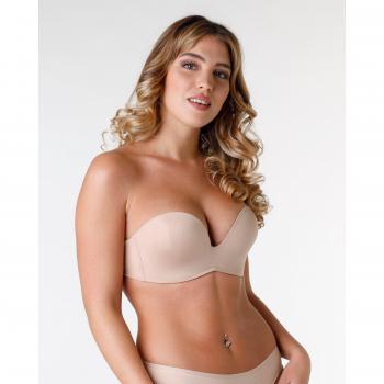 Sujetador Push Up Ultimate Silhouette Micro Sin Tirantes e Invisible
