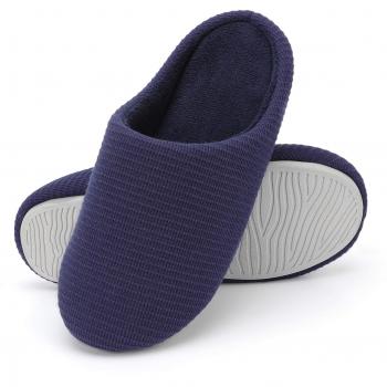 Wishcotton Men's Warm Cotton House Shoes