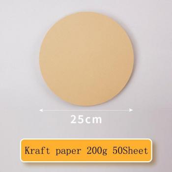 50 Uds Papel Kraft para Boceto 200g para Pintura Creativa