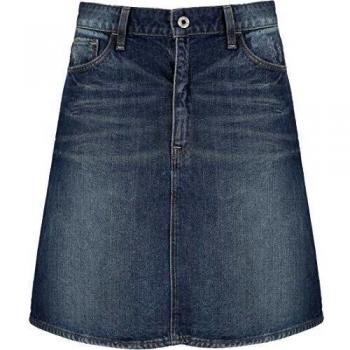 G-STAR RAW Falda 3301 A-Line, Azul