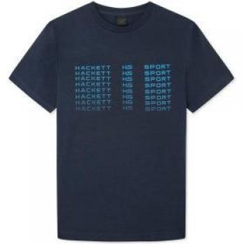Maglietta Hackett 2XL Navy con Logo
