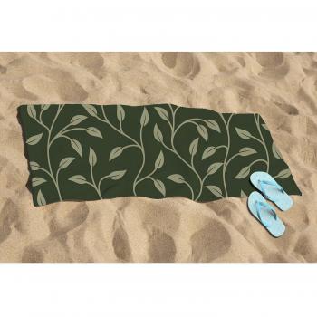 Tropical Green Leaf Towel