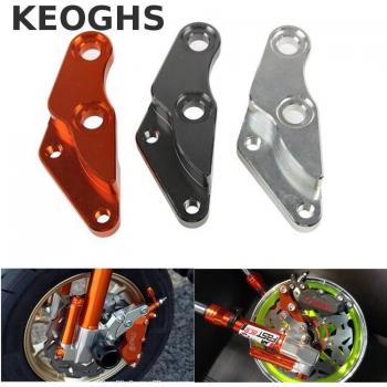 Keoghs CNC Aluminum Alloy Motorcycle Brake Caliper Bracket for 200/220mm Disc and 40mm Caliper for Yamaha Force Jog Rsz
