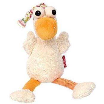 Sigikid Henne-Patchwork-Kuscheltier – 0 Monate+ (Weiß/Gold)