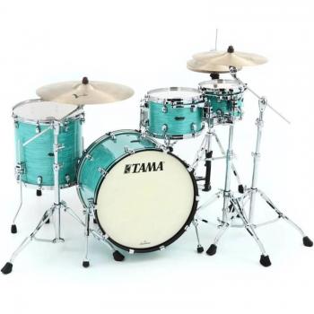 Tama Surf Green Silk Maple 4pc Drum Kit