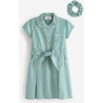 Vestido Next Estilo Verde y Blanco