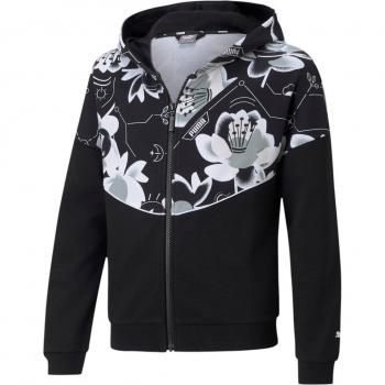 Felpa con cappuccio full zip Alpha per ragazza