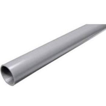Durable FloPlast Solvent Weld PVC Waste Pipe, 40mm x 3m, Gray
