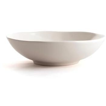 Plato Hondo Apilable de Cerámica Blanco 20,5cm