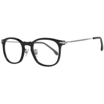 Lozza VL4143 0BLK – Men's Classic Black Eyeglass Set (Size 50)