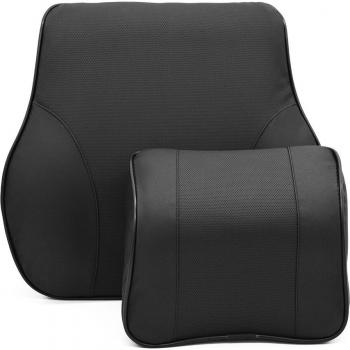 DOKIA PU Leather Lumbar Support Cushion