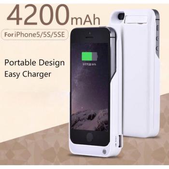 Étui de charge 4200mAh pour iPhone 5/5S/SE