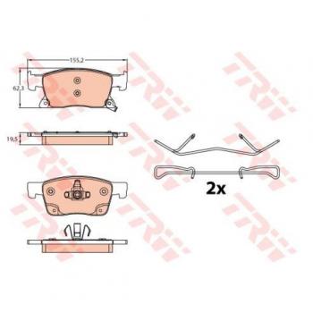 TRW brake pads GDB2139