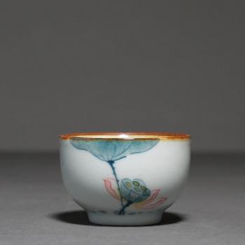 Tasse à thé peinte à la main 60ml