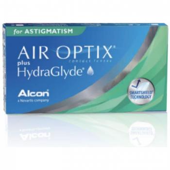 Air Optix HydraGlyde für Astigmatismus – 6‑teilige Monatslinsen, torisch