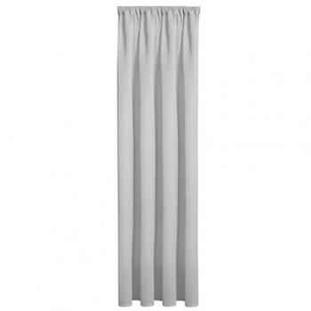 Fertigschal GERSTER Senja grau, 140 cm Breite