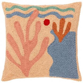 Heya Home Corals Knitted Filled Cushion - Peach