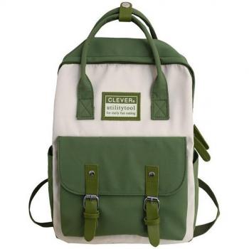 Candy Patchwork Nylon Backpack