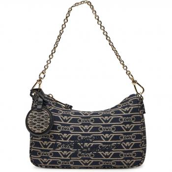Emporio Armani Denim One‑Size Women's Chain Shoulder Bag