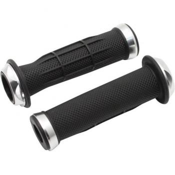 Revêtement poignée Replay Microtech II noir-argent (paire)