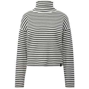 S.Oliver Rollkragenpullover, Rippstrick, im Streifen-Design