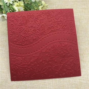 Butterfly Flower Embossing Folder for Card Making
