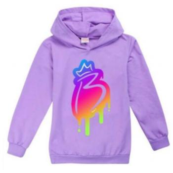 Jersey casual púrpura para niños de 11-12 años