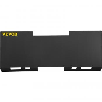 Vevor Plaque de montage universelle pour chargeuse compacte Fixation de la plaque de direction compacte de 3/16 po d’épaisseur Capacité de poids de