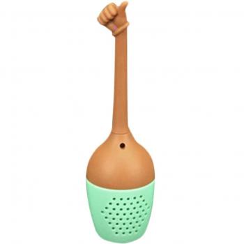 Infuseur à thé en silicone noir