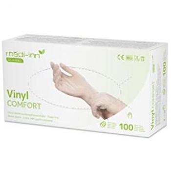 Guanti di Sicurezza Medi-Inn Comfort Vinile M – 100pz