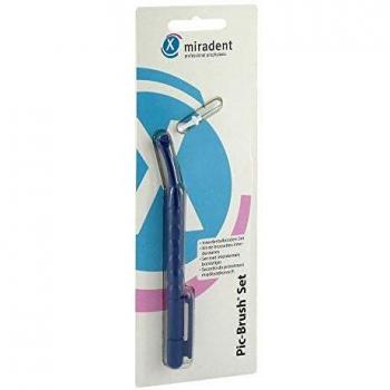 MIRADENT Interdentalkurzbürste PIC‑Brush 1 Stück Blau
