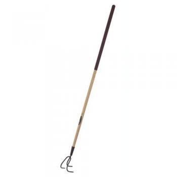 Spear & Jackson Elements Bronze Head 3-Prong Cultivator with Wooden Handle