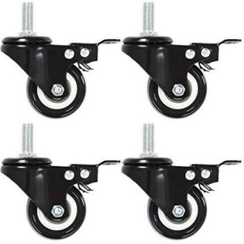 Swivel Caster Set of 12 with Brakes, 50 mm - Vidaxl