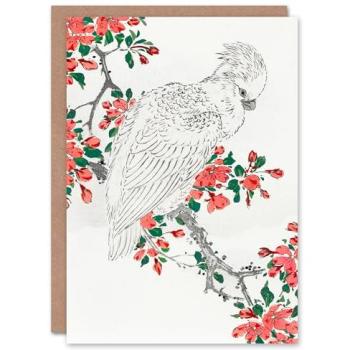 Red-Apple Blossom Parrot Portrait