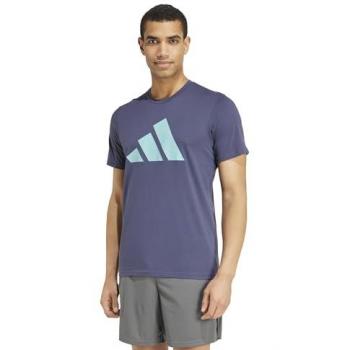 Camiseta de Fitness Adidas Train Essentials Feel Ready Hombre Azul/Lila (XS)