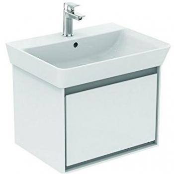 Ideal Standard Air Waschtischunterschrank, 535mm, 1 Auszug, E0846, Farbe: Weiß glänzend / weiß matt