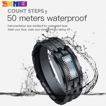 SKMEI 0926 Kreative LED-Armbanduhr für Herren