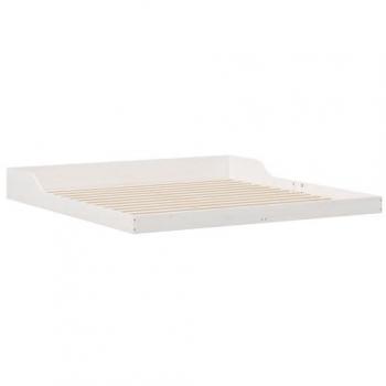 VidaXL Frame per Letto Bianco 200 x 210 cm Pino Massello