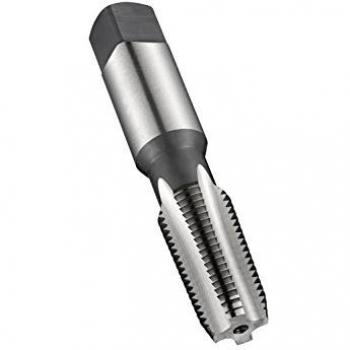 Macho roscado a máquina NPT ¼” (18 h) HSS, color blanco – Dormer estándar