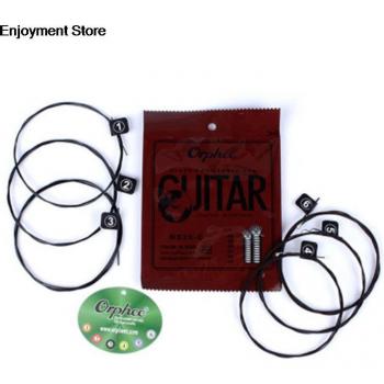 NX35-C 6er Set Klassische Gitarre Saiten Gold/Schwarz/Silber Nylon + 3% Polyester