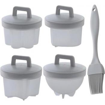 Plastic Egg Poacher Set with Lid