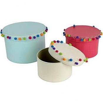 Boîtes Ronde Pompons Baba le Lama
