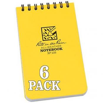 Yellow Quick‑Write Pocket Pad – 3” x 5”