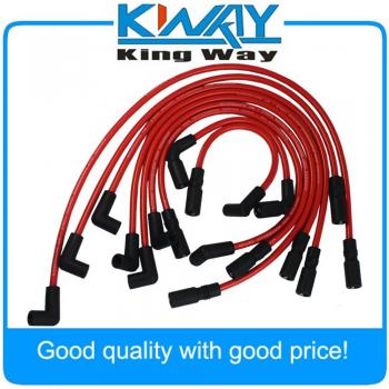 Cables de bujía de alto rendimiento JDMSPEED rojo para Chevrolet GMC 4.3L Vortec V6 1996