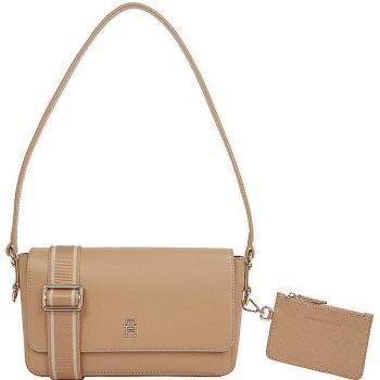 Borsa a spalla Tommy Hilfiger Distinct cammello