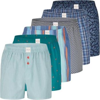 Phil & Co. Berlin Herren Boxer Classic Set – 6er Pack, Mehrfarben, Größe L